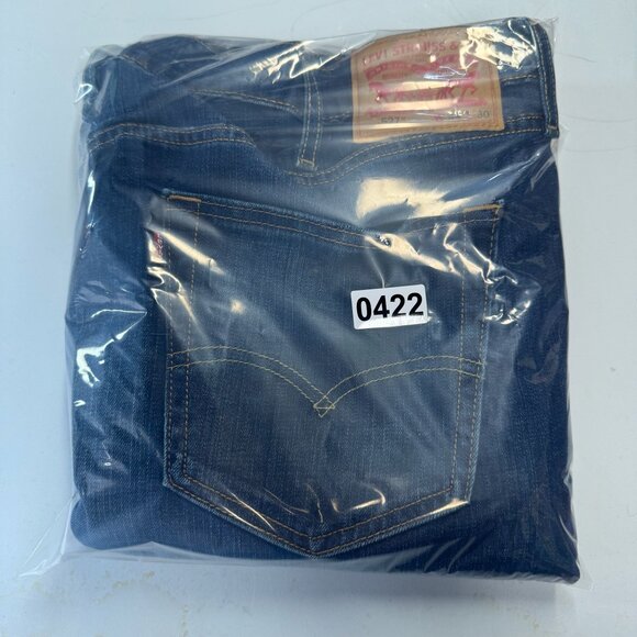 Levis Jeans Mens 44 Blue 527 Straight Leg Relaxed Fit Mid Rise Dark Wash - Picture 12 of 12